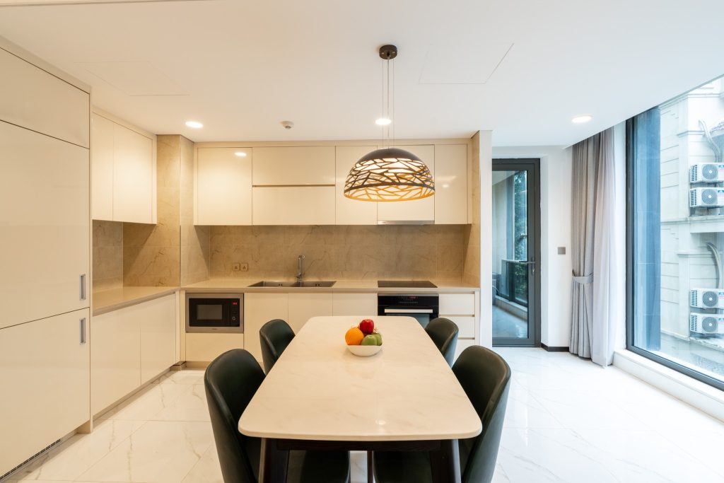 Kitchen of the One Bedroom Grand Premier Room